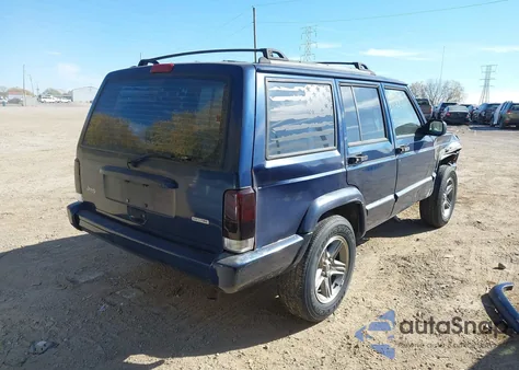2000 Jeep Cherokee Classic из США, поврежденный, VIN 1J4FT58S7YL182899
